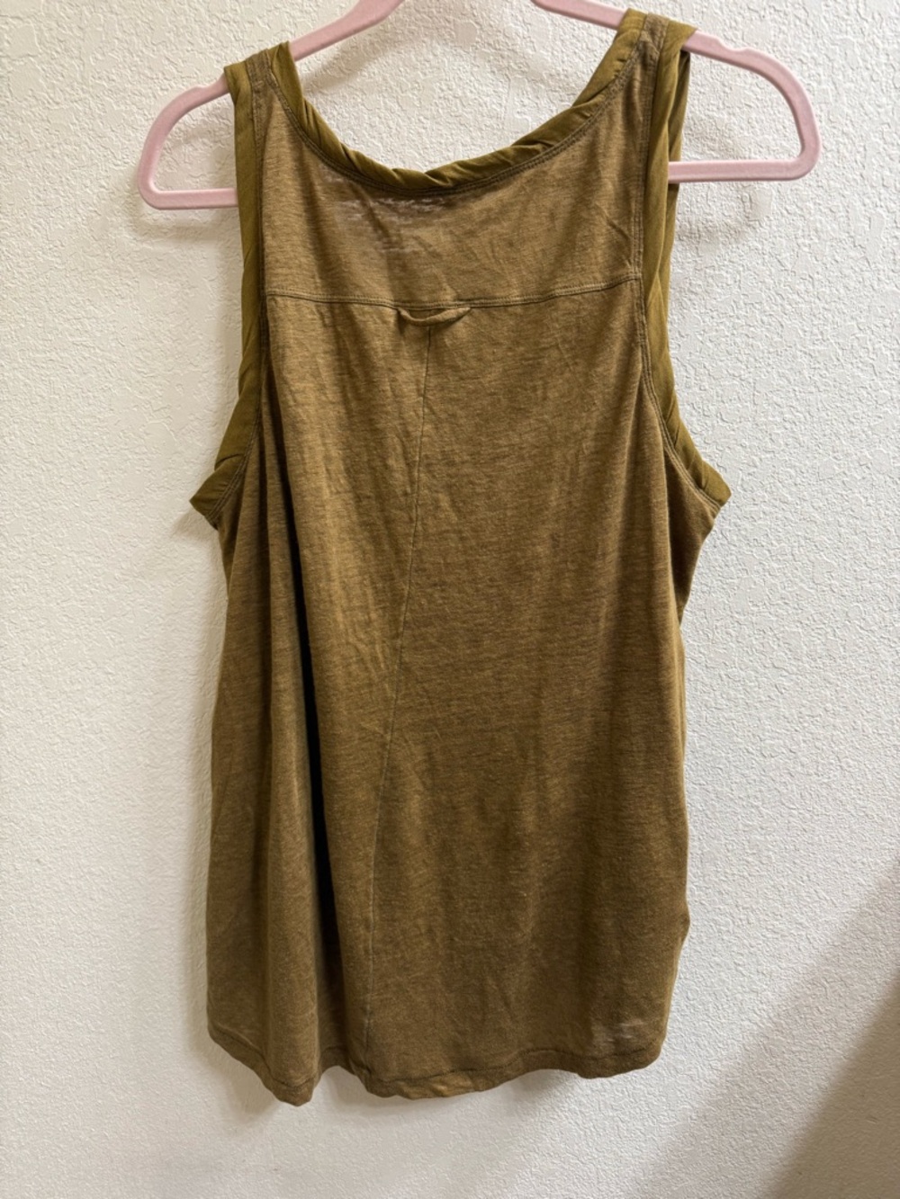 Free People Tobacco Colored Button Henley Tank - Picture 5 of 10